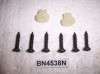 HEADLAMP BEZEL SCREWS & GROMMETS 66 CHEVELLE